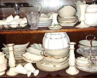 LOTS OF LENOX. VINTAGE, ANTIQUE, WITH RARER PCS.