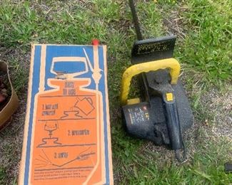 Chainsaw and Sprayer