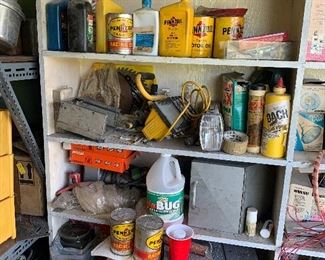 Penco Motor Oil and Misc Tools