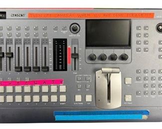 Sony MCS-8m Multi Format Video Switcher The MCS-8M is a multi-format video switcher with a built-in audio mixer.
