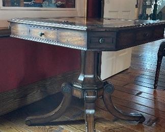 Mainland-Smith Mahogany Choate Game Table with Reversible Top For Chess, Checkers & Backgammon. Measures "32" x 32.” Photo 1 of 6.