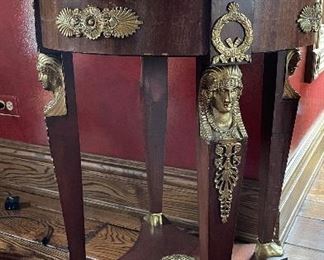 Louis XV / Regency Style Marble Top Table with Ormolu. Photo 1 of 3.