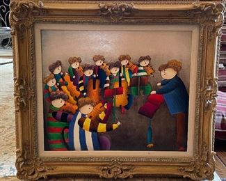 Joyce Roybal, Oil on Canvas. Measures 20" x 24." Photo 1 of 2.