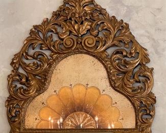 Antique Regency Style Mirror. Measures 38.5" x 77." Photo 2 of 3.
