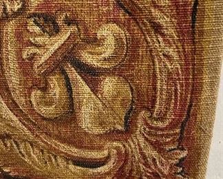 Vintage French Tapestry. Junon's Portico. Measures 6' x7' 9." Photo 4 of 5.