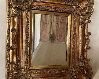 Gilt-Frame Mirror. Photo 1 of 2.