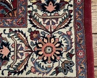 Vintage Area Rug. India. Measures 7' 5" x 9' 5". Photo 2 of 3.