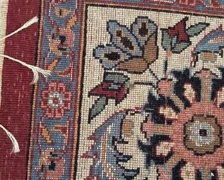 Vintage Area Rug. India. Measures 7' 5" x 9' 5". Photo 3 of 3.