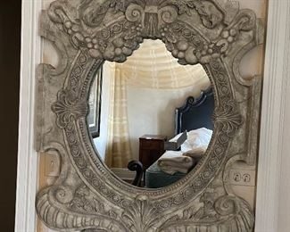 Cast Concrete Mirror. Photo 1 of 2.