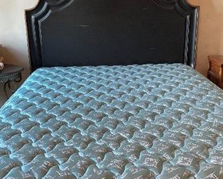 Drexel Heritage Tuscan-Style Bramasole Queen Bed Frame. Measures 68" W x 67" H. Photo 1 of 3.