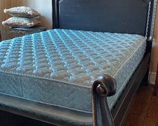 Drexel Heritage Tuscan-Style Bramasole Queen Bed Frame. Measures 68" W x 67" H. Photo 2 of 3.