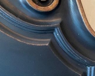 Drexel Heritage Tuscan-Style Bramasole Queen Bed Frame. Measures 68" W x 67" H. Photo 3 of 3.