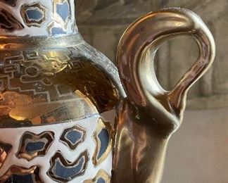 Pair of Cheetah Print Urns Turned into Table Lamps. Photo 3 of 3.