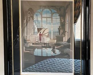 Vintage Joyce Roybal Framed Art. Measures 20" x 24." Photo 1 of 2.