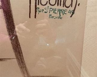 Nina Vres by Nicolitch Original Antique Poster. Measures 24" x 74." Photo 2 of 2.