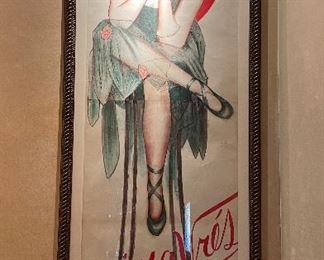 Nina Vres by Nicolitch Original Antique Poster. Measures 24" x 74." Photo 1 of 2.