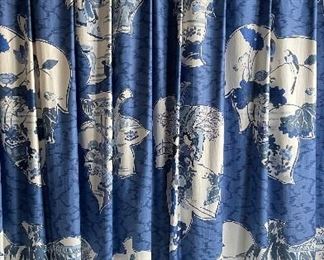 Blue & White Chinoiserie Shower Curtain. Photo 1 of 2.
