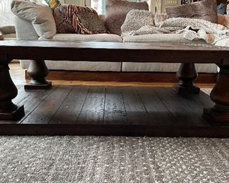 Restoration Hardware Cocktail Table. Measures 40" x 60" x 17" H. Photo 1 of 2.