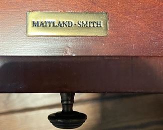 Maitland-Smith Moroccan-Style Side Table. Measures 28" H x 31" D. Photo 3 of 3.