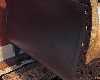 Britt Carter Metal Day Bed with Neutral Upholstered Mattress. Measures 80" W x 38" D. Photo 2 of 6.