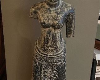 Tibetan Deity Statuę. Measures Approximately 24" H.