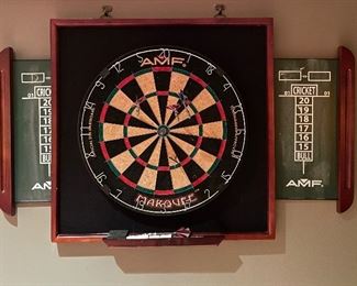 AMF Dart Board with Score Boards.