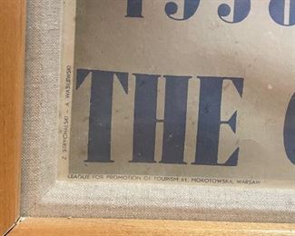 Original Vintage Poster. Poland - The Cracow Pageant, 1938. A. Wasilewski, Z.Strychalski. Photo 2 of 2.