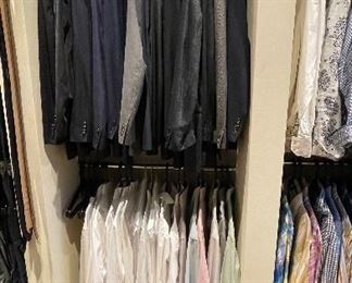 Sample of Men's Clothing. Men's Shoes: 10.5,
Men's Shirts: L, Men's Pants: 36' x 38,'
Men's Jackets: 42" R. Photo 4 of 4.