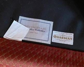 Pair of Britt Carter Upholstered Club Chairs. Each Measures 32" W x 38" D. Photo 4 of 4.