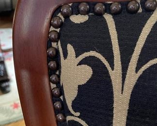 Set of 2 Upholstered Arm Chairs. Photo 2 of 4.