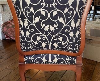 Set of 2 Upholstered Arm Chairs. Photo 3 of 4.