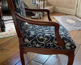 Set of 2 Upholstered Arm Chairs. Photo 4 of 4.