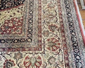 Vintage Hand-Knotted Romanian Rug. Measures 15' 7" x 12' 2". Photo 3 of 4.