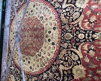 Vintage Hand-Knotted Romanian Rug. Measures 15' 7" x 12' 2". Photo 2 of 4.