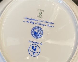 Ceraline Limoges Gold Rim China - 30 Pieces:
6 Dinner Plates, 6 Soup Bowls, 6 Bread & Butter, 6 Salad Plates, 6 Cups & Saucers. Photo 2 of 2.