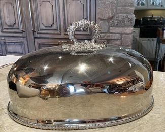 Silverplate Meat Dome.