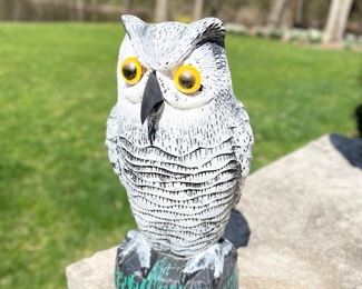 Owl to Scare Away The Birds! 2 Available.