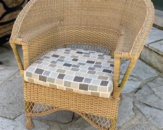 Woodard All-Weather Woven Wicker Chairs - 6 Available. Photo 1 of 3.