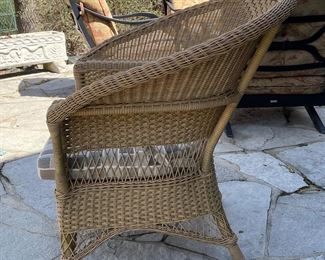 Woodard All-Weather Woven Wicker Chairs - 6 Available. Photo 2 of 3.