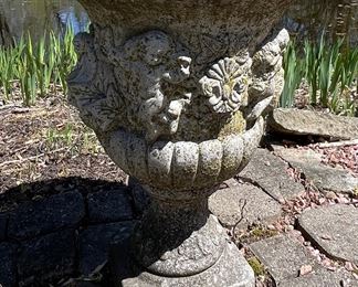 Cast Concrete Statue - 2 Available. Each Measures 31" H.