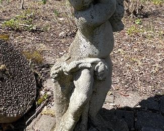Cast Concrete Garden Statue - 2 Available. Measures 31" H.