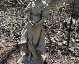 Composite Garden Angel. Measures 4' H.