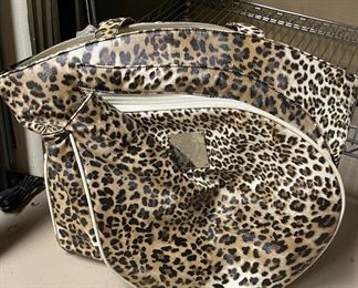 Leopard Print Tennis Bag.