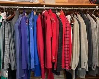 Sample of Vintage St. John Clothing.