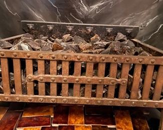 Faux Marble Fire Place. Measures 60"W x 20" D x 46" H. Photo 2 of 3.