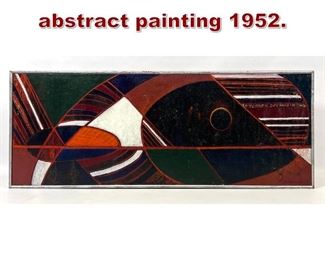 Lot 763 Baygazievak Russian abstract painting 1952. 