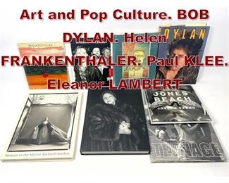 Lot 779 Collection of Books. Art and Pop Culture. BOB DYLAN. Helen FRANKENTHALER. Paul KLEE. Eleanor LAMBERT