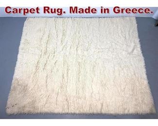 Lot 954 Flokati 8 2 x 10 1 Carpet Rug. Made in Greece. 