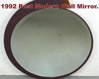 Lot 1023 Weitzman Chicago 1992 Post Modern Wall Mirror. 