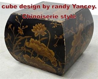 Lot 1107 Drexel Heritage cube design by randy Yancey. Chinoiserie style